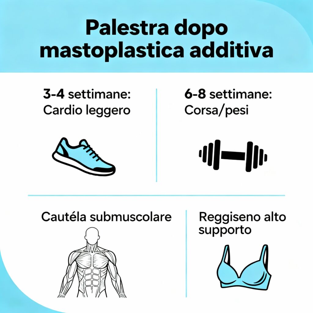 palestra dopo mastoplastica additiva